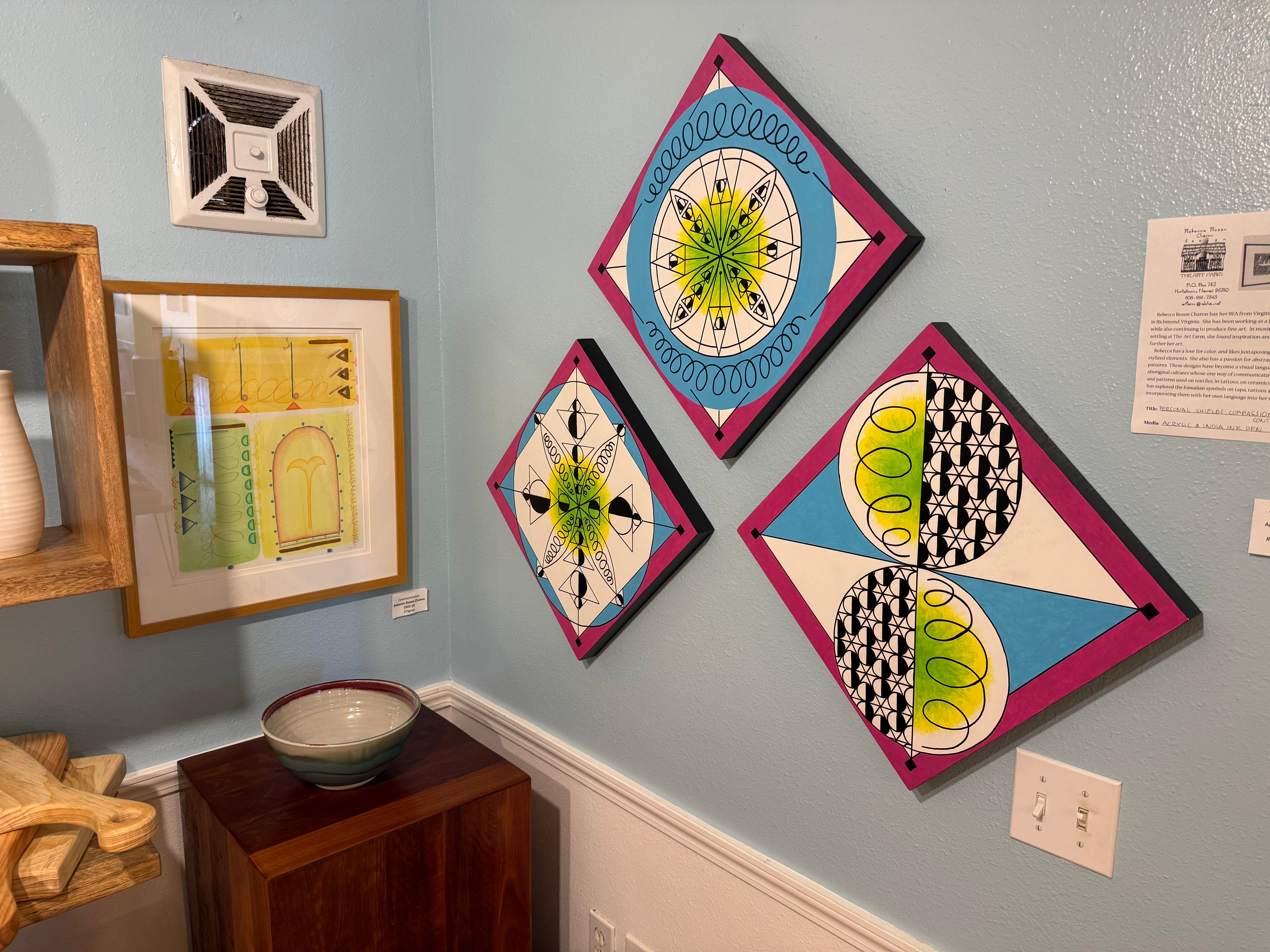 Personal Shields: Compassion, Connection, Contribution - Rebecca Rosen Charon Original