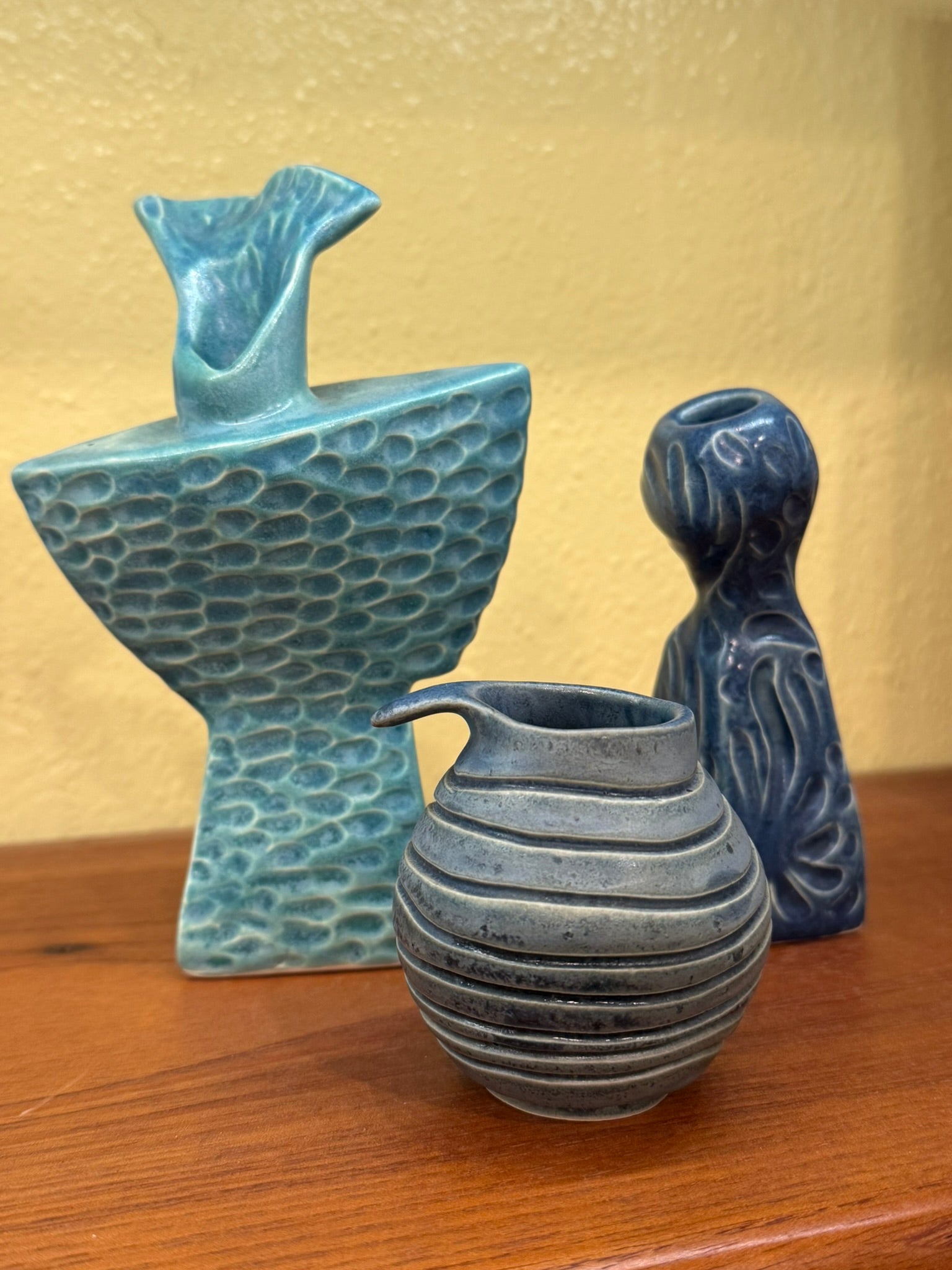 Ceramic Bud Vase - 3 Story by Lisa Louise Adams
