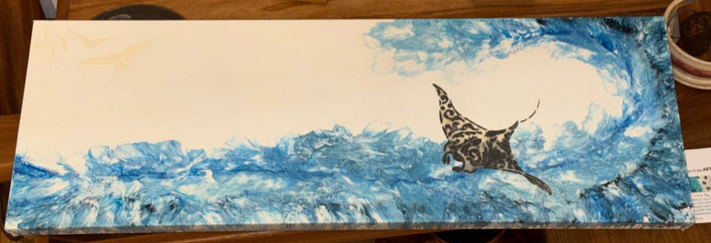 Manta Painting - 12x36