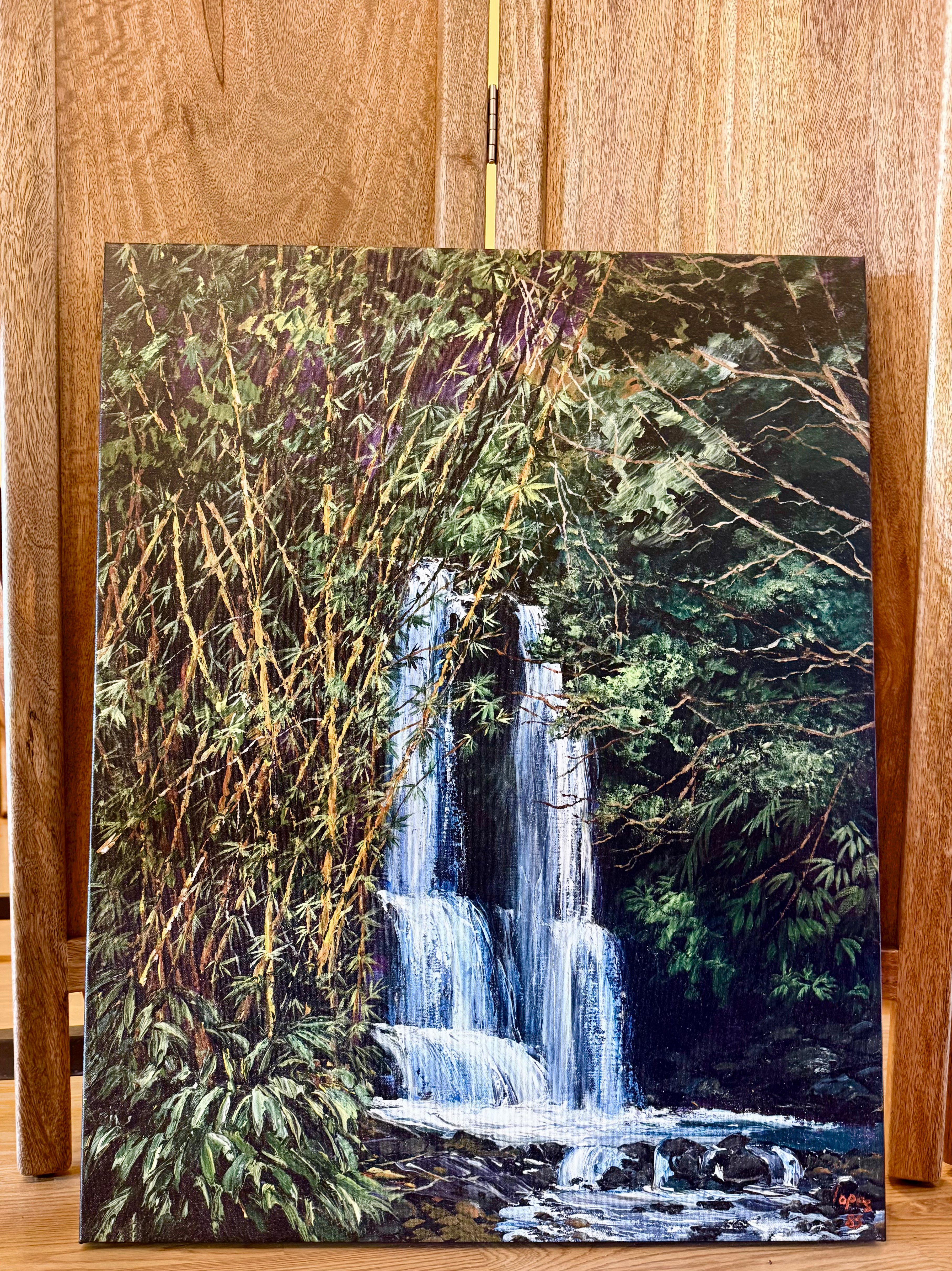 Waterfall - Jeanne Lopes Giclee