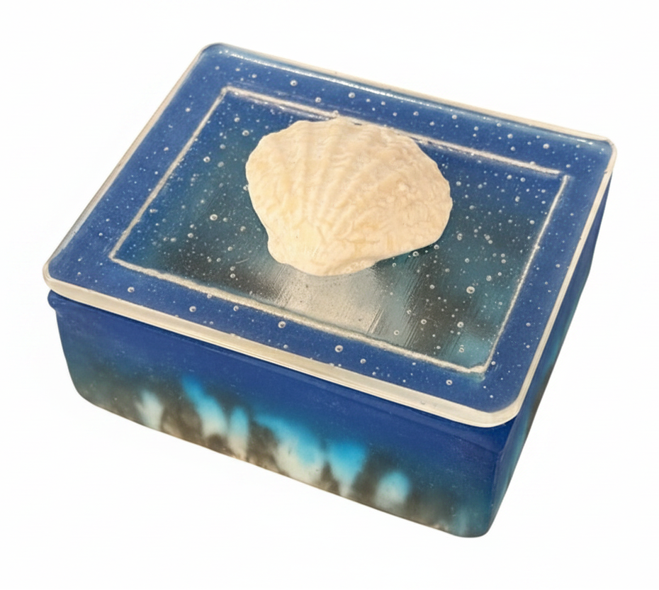 Glass Shell trinket box - PECO Studio