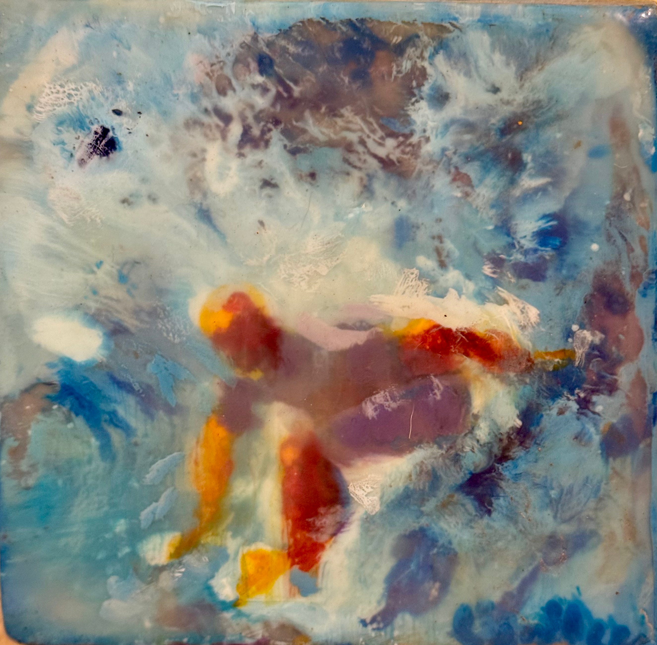 Surfer #2 - Cyndilee Encaustic Original