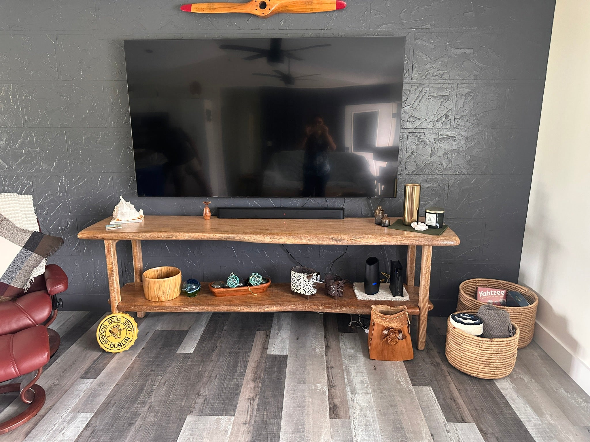 Custom Large Hardwood Sideboard + Buffet