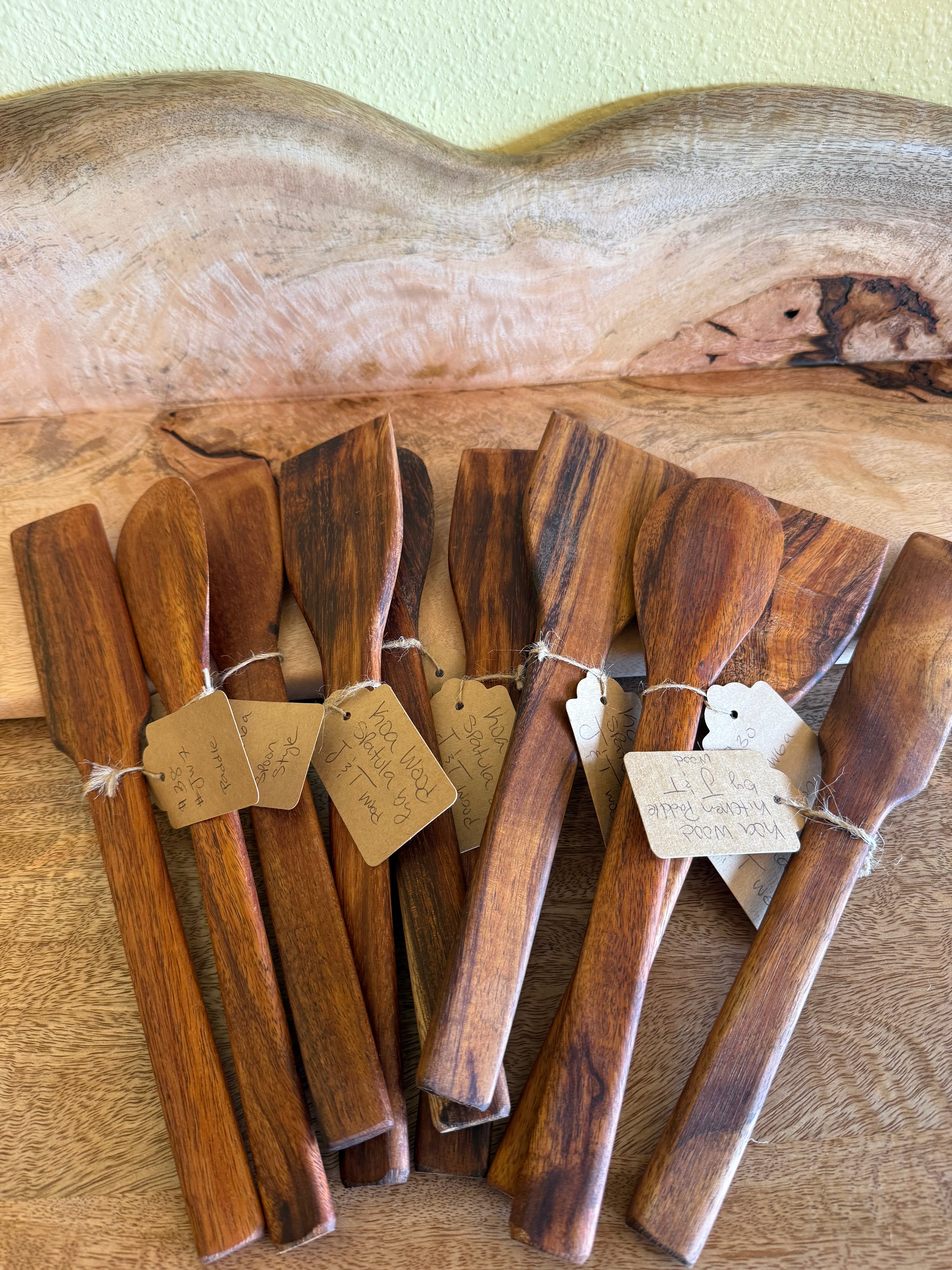 Koa Spoons + Spatulas