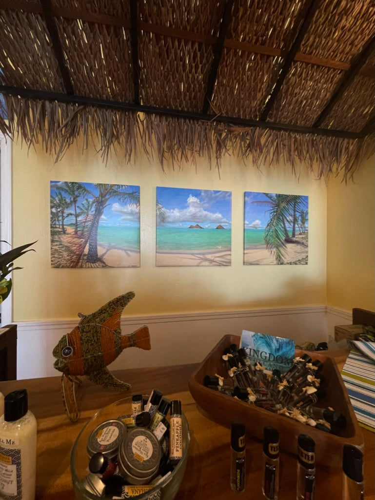 Lani Kai Back In The Day - Bill Braden Triptyk Giclee