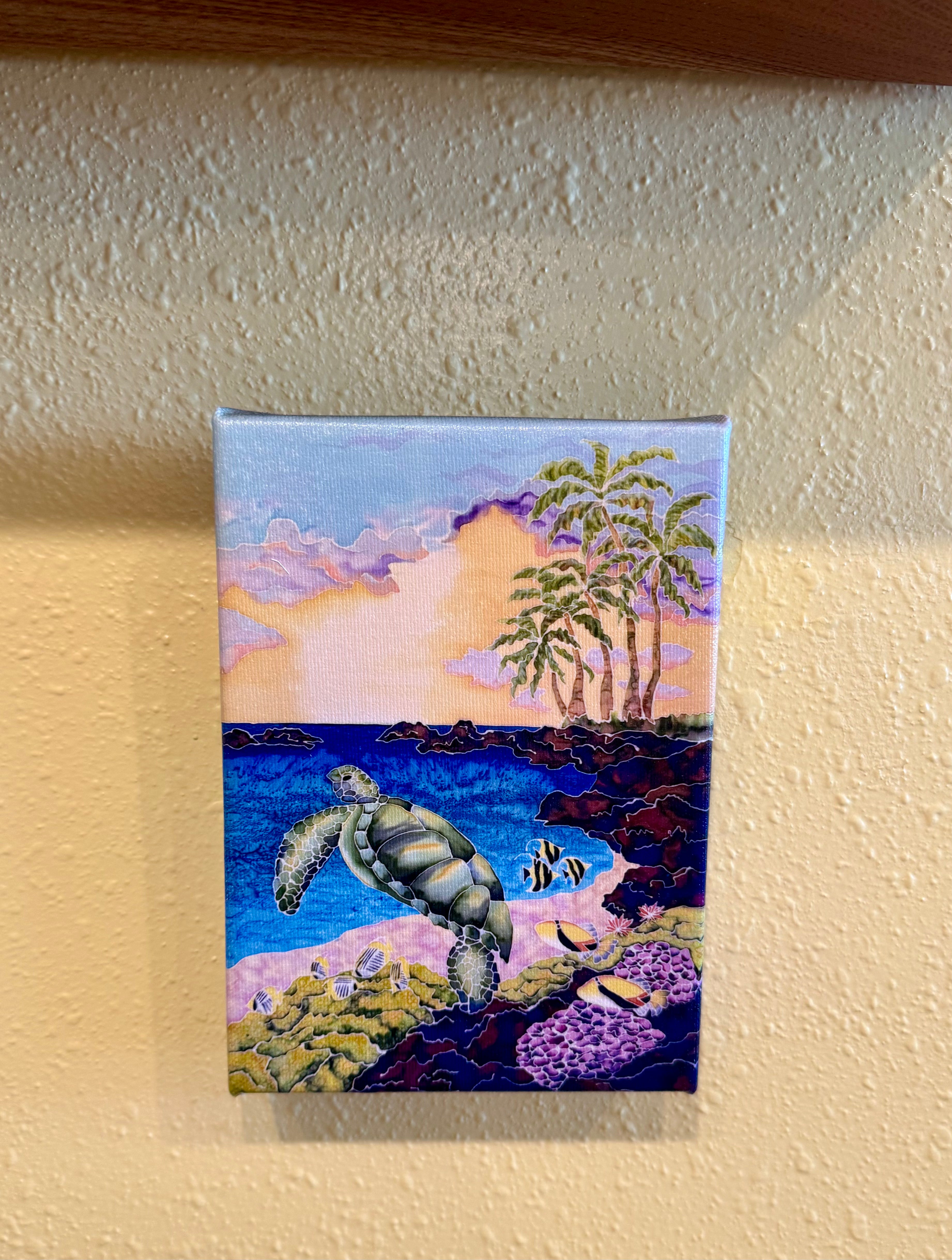 Sunset Honu - Patti Pease Johnson Mini Giclee