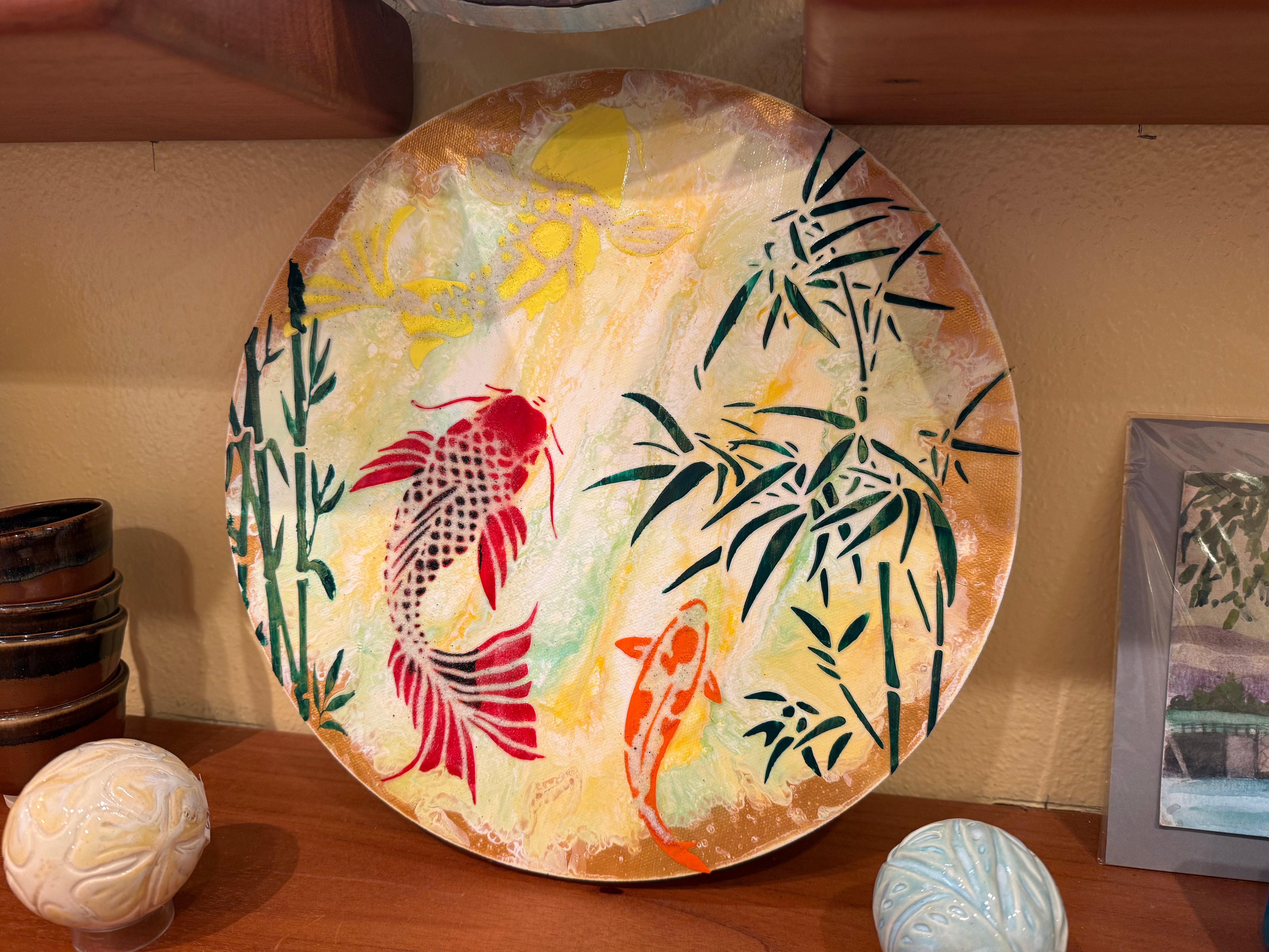 12" Koi Painting - Daike Klement