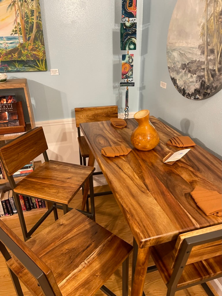 Koa Pub Table Set