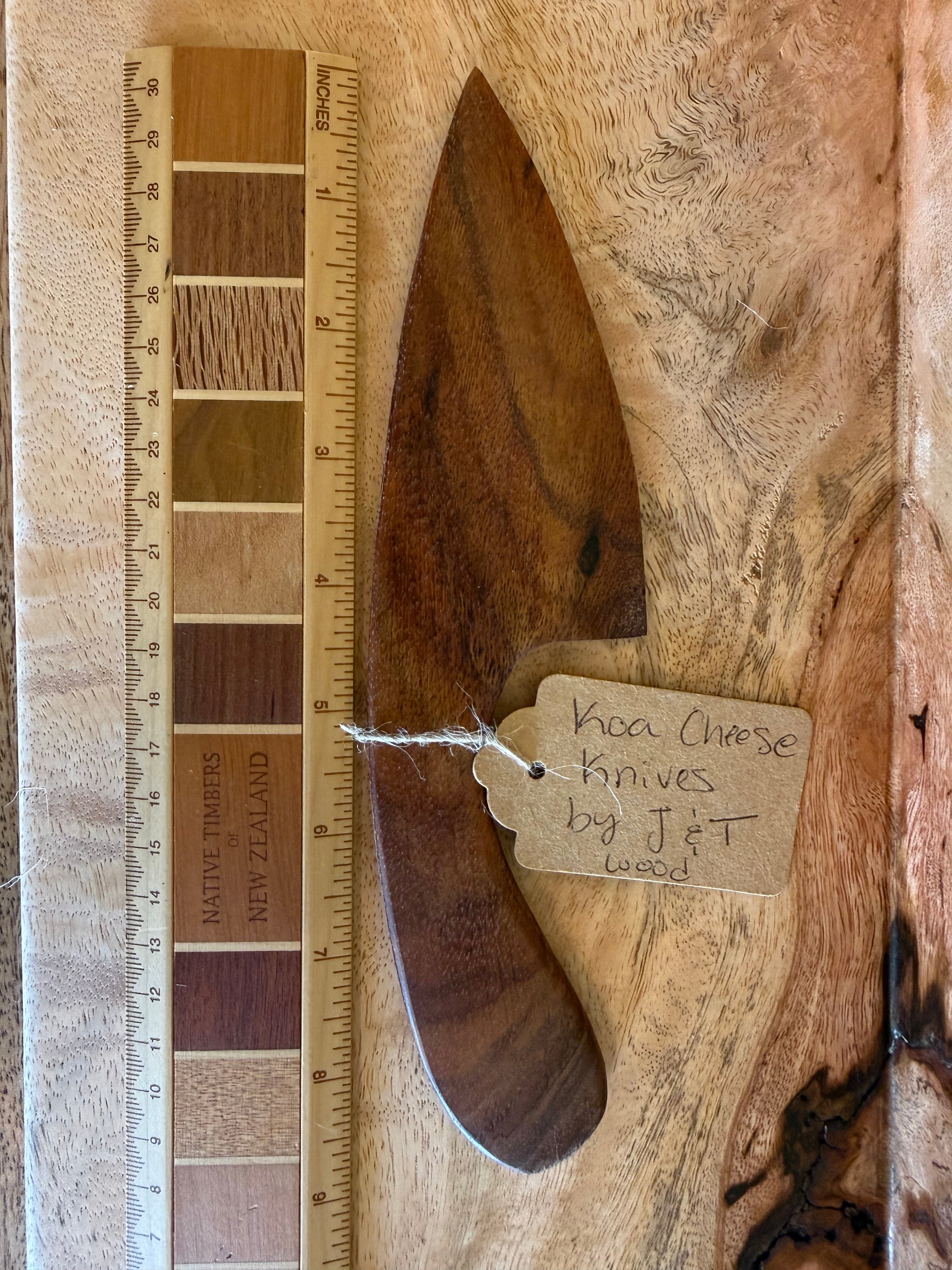 Koa Cheese Knives