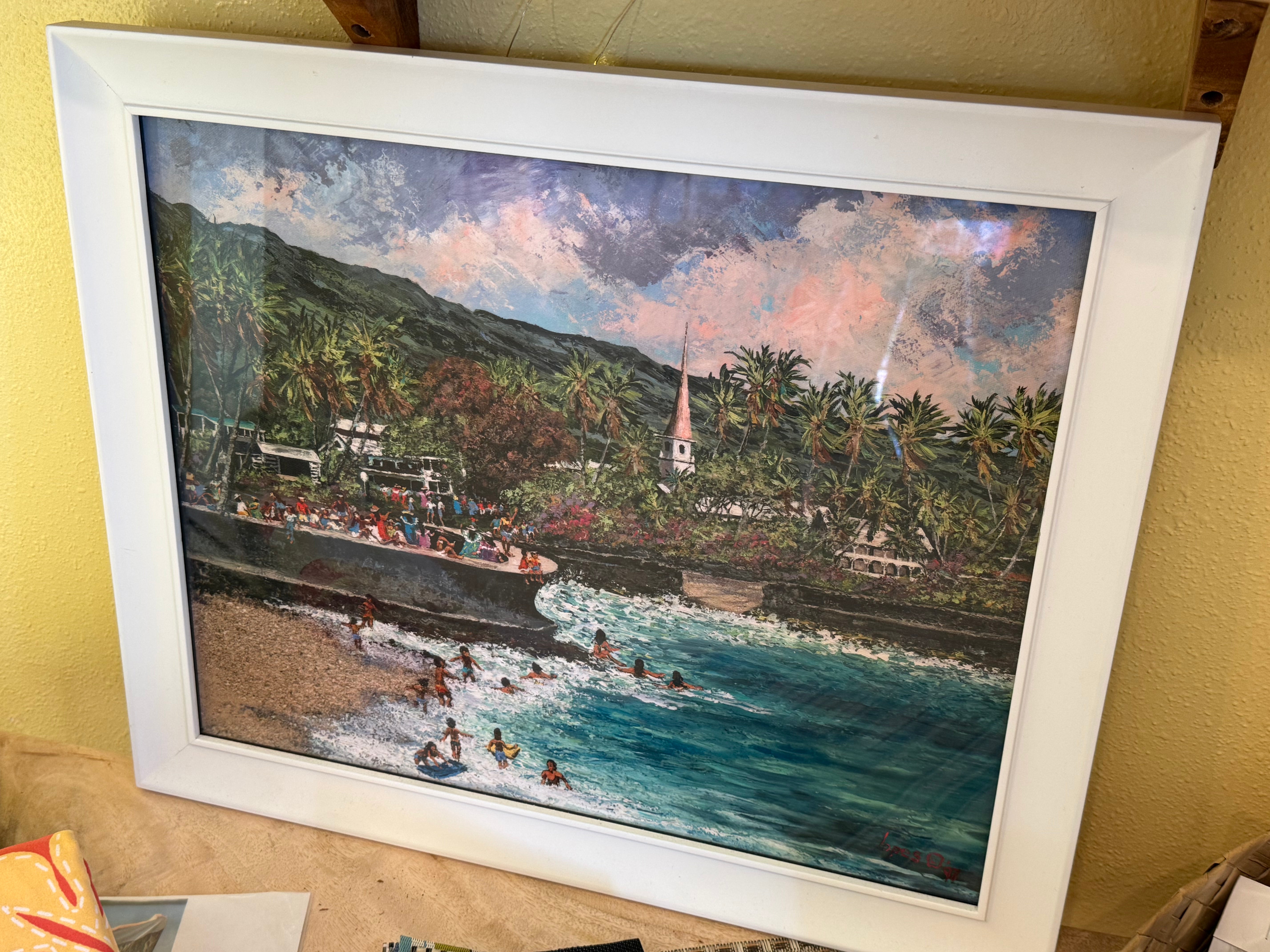 Kailua Kona - Jeanne Lopes Framed Giclee