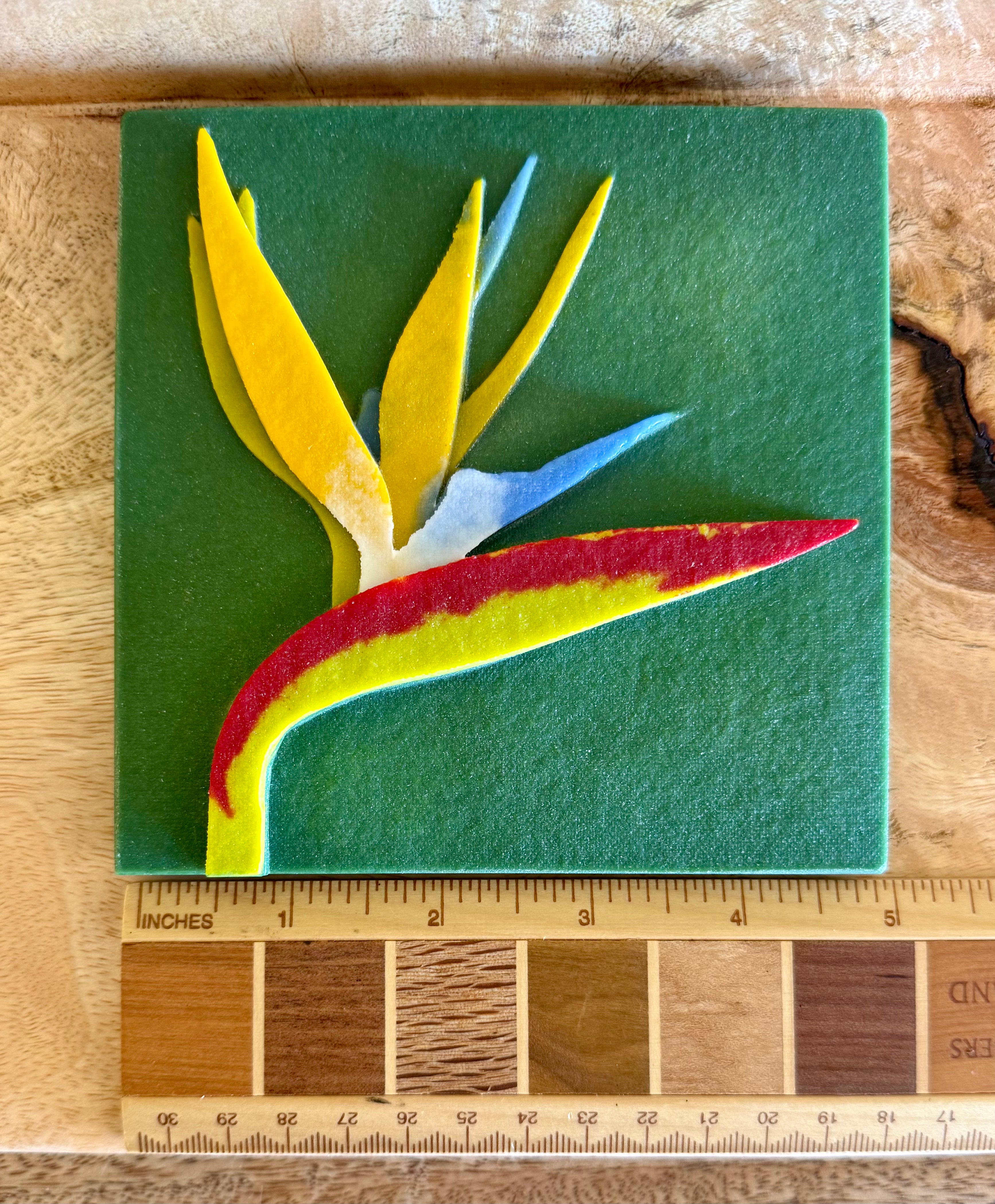 Bird of Paradise - Glass Tile by PECO Studios