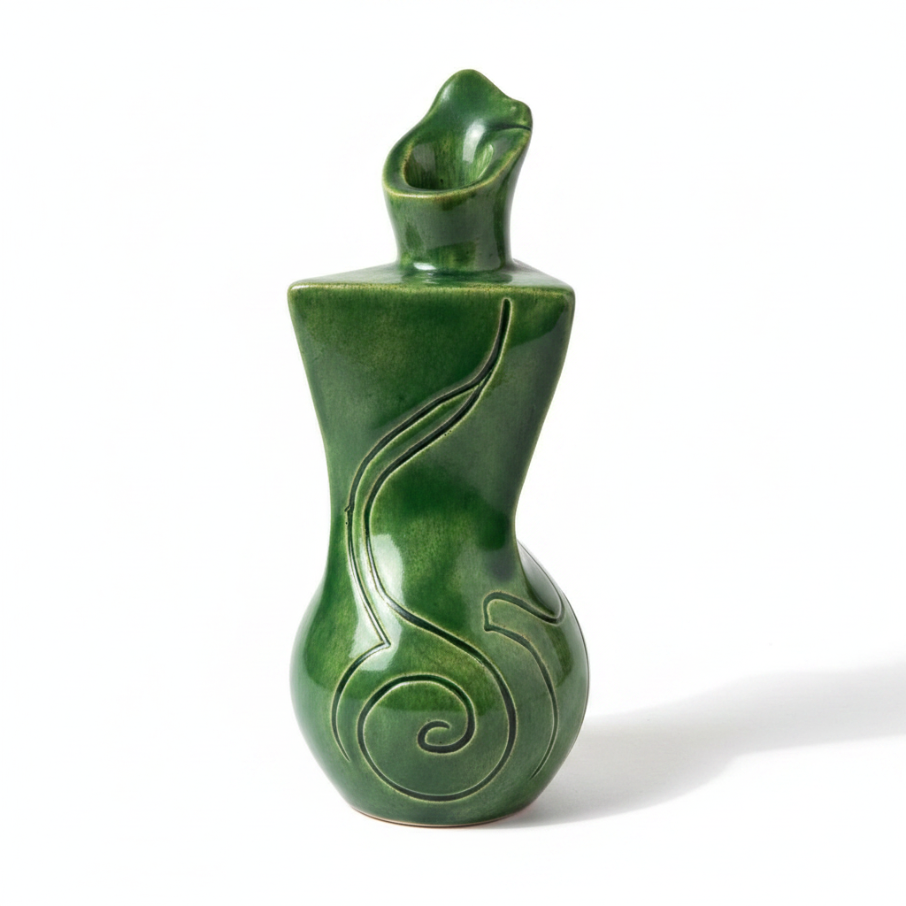 Ceramic Bud Vase - 2 Story by Lisa Louise Adams