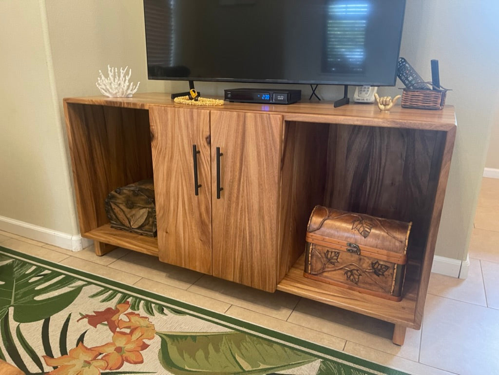Media Cabinet - Custom Hardwood Cabinets