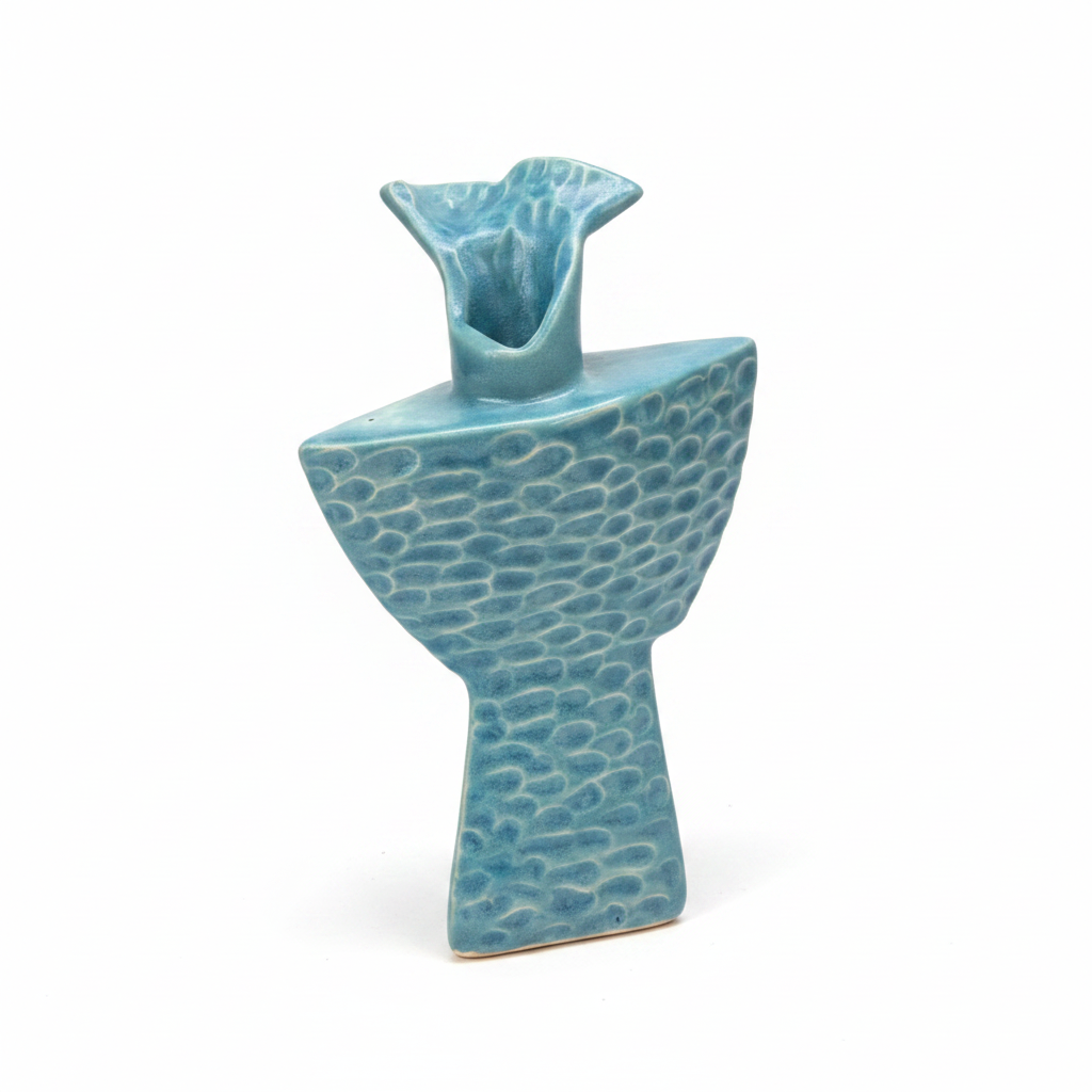 Ceramic Bud Vase - 3 Story by Lisa Louise Adams