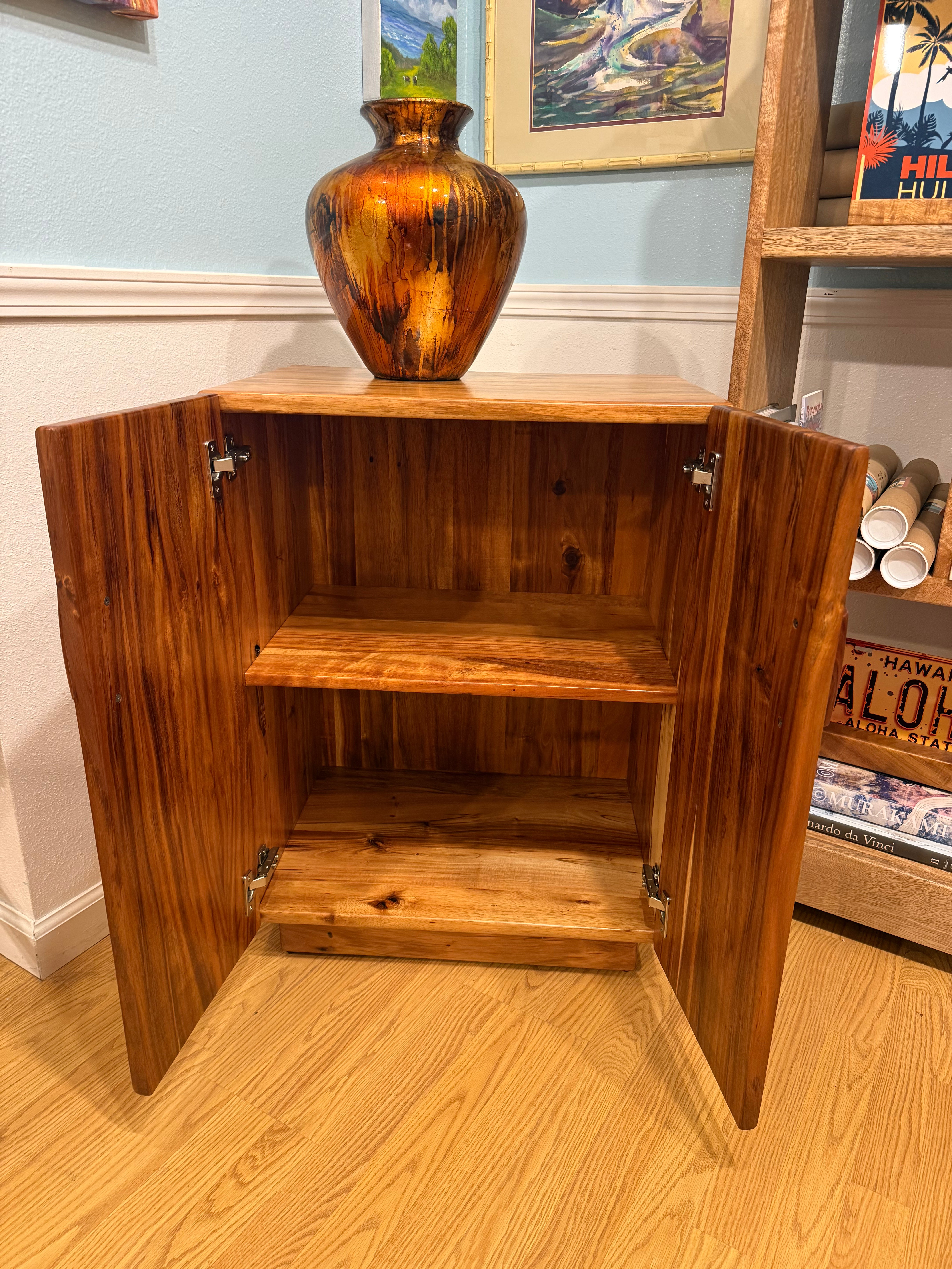 Small Hutch - Custom Hardwood Cabinets